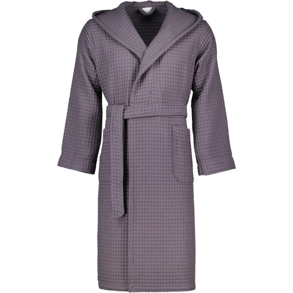 Möve - Kapuzenbademantel Piquée - Farbe: graphite - 842 (2-7650/0175)
