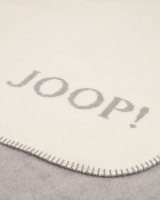 JOOP! Wohndecke Melange-Doubleface - Größe: 150x200 cm - Farbe: Natur-Silber