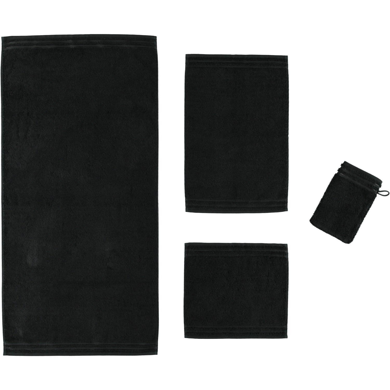 | - Vossen Handtücher schwarz Feeling - 790 Farbe: Calypso | Vossen Vossen Marken |
