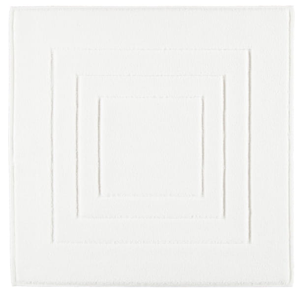 Vossen Badematten Feeling - Farbe: weiß - 030 - 60x60 cm
