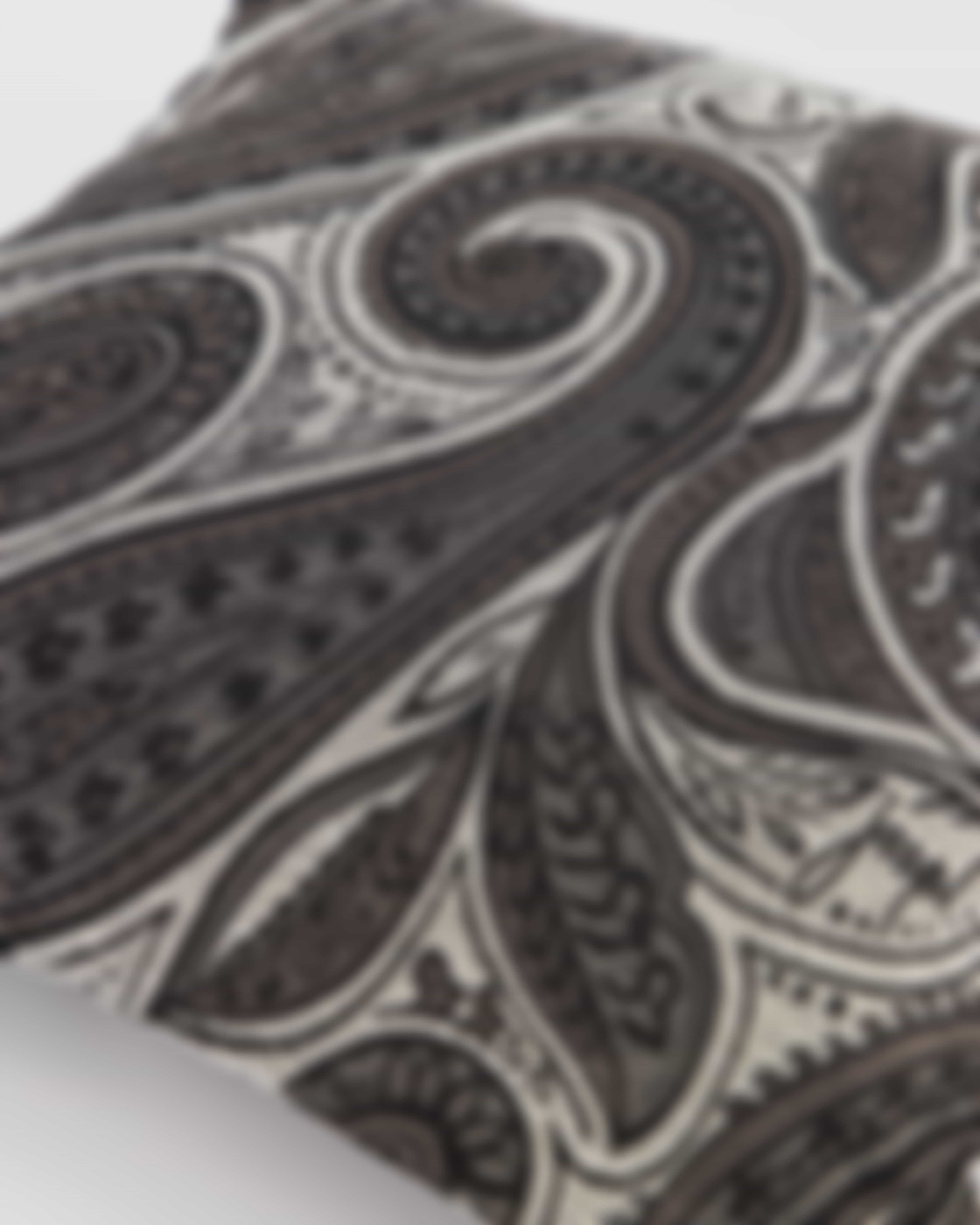 JOOP! Kissenhüllen Paisley Allover - Farbe: Silbergrau - 010 Detailbild 3