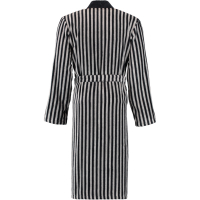 Cawö Herren Bademantel Kimono 3833 - Farbe: schwarz-graphit - 97 M
