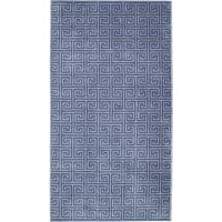 Cawö Handtücher Noblesse Elegance Allover 1088 - Farbe: nachtblau - 11 - Handtuch 50x100 cm