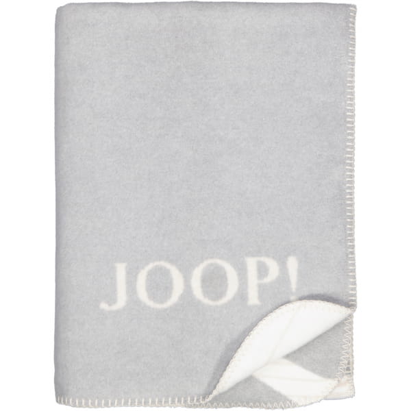 JOOP! Wohndecken Leaf - Farbe: Stein - 150x200 cm