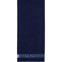 frottana Saunatücher Sauna - Farbe: deep sea - 596 - 80x200 cm