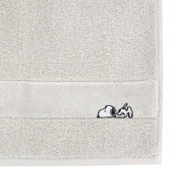 Vossen Handtücher Peanuts Sleepy Snoopy - Farbe: pearl grey - 7110
