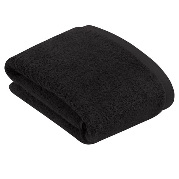 Vossen Handtücher High Line - Farbe: schwarz - 7900 - Badetuch 100x150 cm