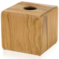 Möve Teak Kosmetiktuchbox quadratisch - Farbe: wood - 071 (4-4234)