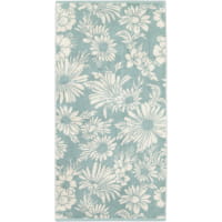 Cawö Handtücher Luxury Home Two-Tone Edition Floral 638 - Farbe: salbei - 43 - Gästetuch 30x50 cm
