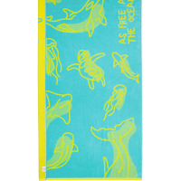 Vossen Strandtücher Free Ocean - Farbe: light azure - 0002 - 100x180 cm