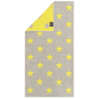 Cawö Handtücher NEW STARS Sterne groß 6260 - Farbe: platin/lime - 75