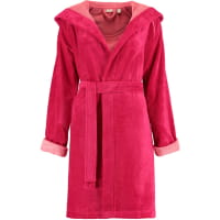 Esprit Damen Bademantel Cosy Kapuze - Farbe: raspberry - 001