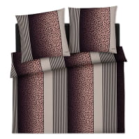 JOOP! Bettwäsche Leo 4112 - Farbe: Taupe - 09 - 40x80 cm - 155x220 cm