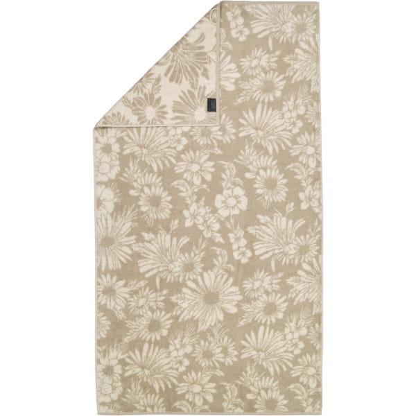 Cawö Handtücher Luxury Home Two-Tone Edition Floral 638 - Farbe: sand - 33 - Duschtuch 80x150 cm