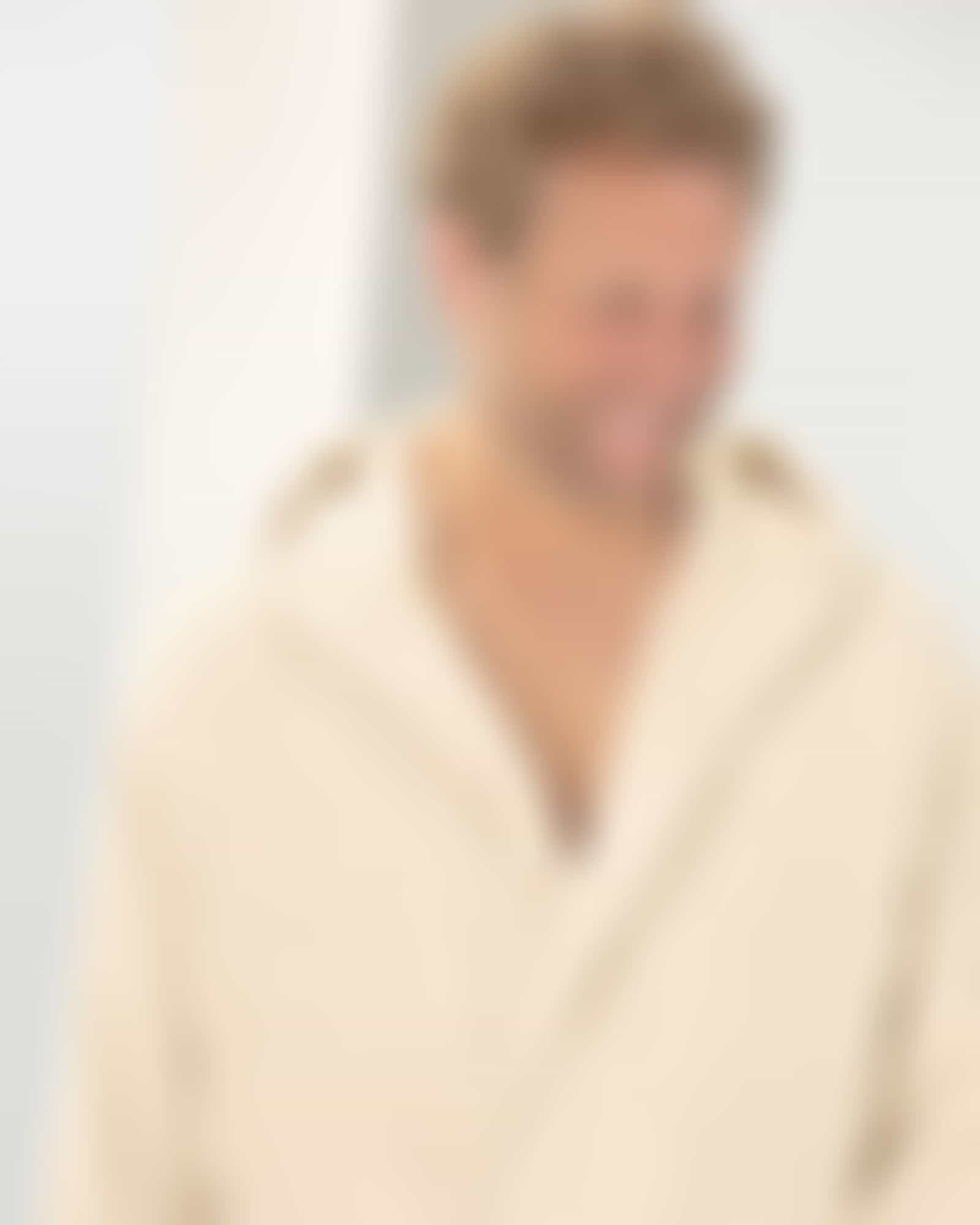 Cawö Home Bademäntel Herren Kapuze SAUNA Cotton & Hemp 847 - Farbe: natur - 33 Detailbild 2