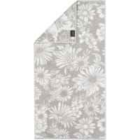 Cawö Handtücher Luxury Home Two-Tone Edition Floral 638 - Farbe: platin - 76