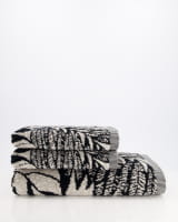 Möve Handtücher Brooklyn Botanic - Farbe: nature/black - 081 - Handtuch 50x100 cm
