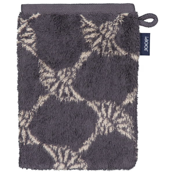 JOOP! Handtücher New Classic Cornflower 1721 - Farbe: Schiefer - 73 - Waschhandschuh 16x22 cm