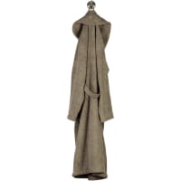 Rhomtuft - Bademantel Sir &amp; Lady - Unisex - Farbe: taupe - 58 S