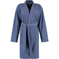 Cawö Home Damen Bademantel Kimono kurz 815 - Farbe: nachtblau - 10