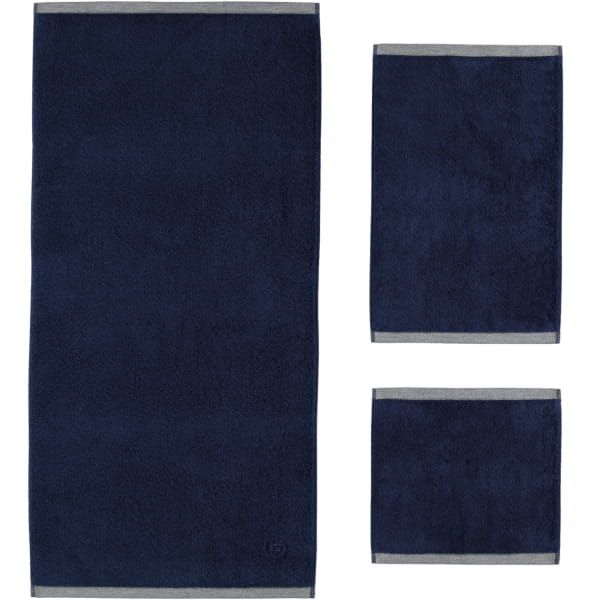 bugatti Handtücher Prato - Farbe: marine blau - 493 - Waschhandschuh 16x22 cm