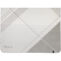 JOOP! Wohndecke Checks - Größe: 150x200 cm - Farbe: Silber-Natur