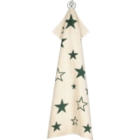 Cawö Handtücher Christmas Edition Sterne 792 - Farbe: natur-grün - 34