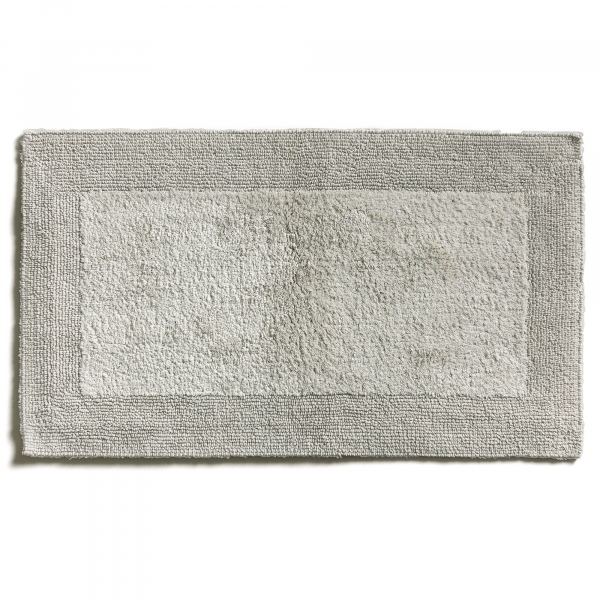 Möve Badteppiche Doubleface - Farbe: silver grey - 823 - 60x100 cm