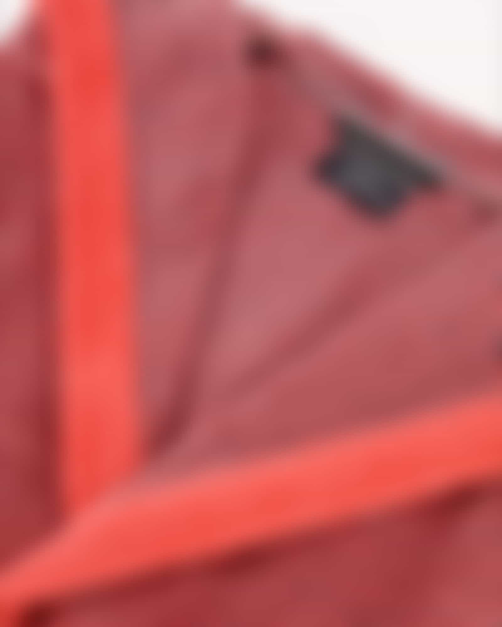 Cawö - Damen Bademantel Two-Tone Kapuze 6425 - Farbe: rot - 27 Detailbild 1