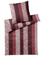 JOOP! Bettwäsche Paisley Stripes 4121 - Farbe: Rouge - 01