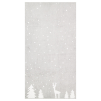 Cawö Handtücher WINTER EDITION Rudi im Schnee 6271 - Farbe: platin/weiß - 76