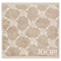 JOOP! Handtücher New Classic Cornflower 1721 - Farbe: Sand - 30 - Seiflappen 30x30 cm