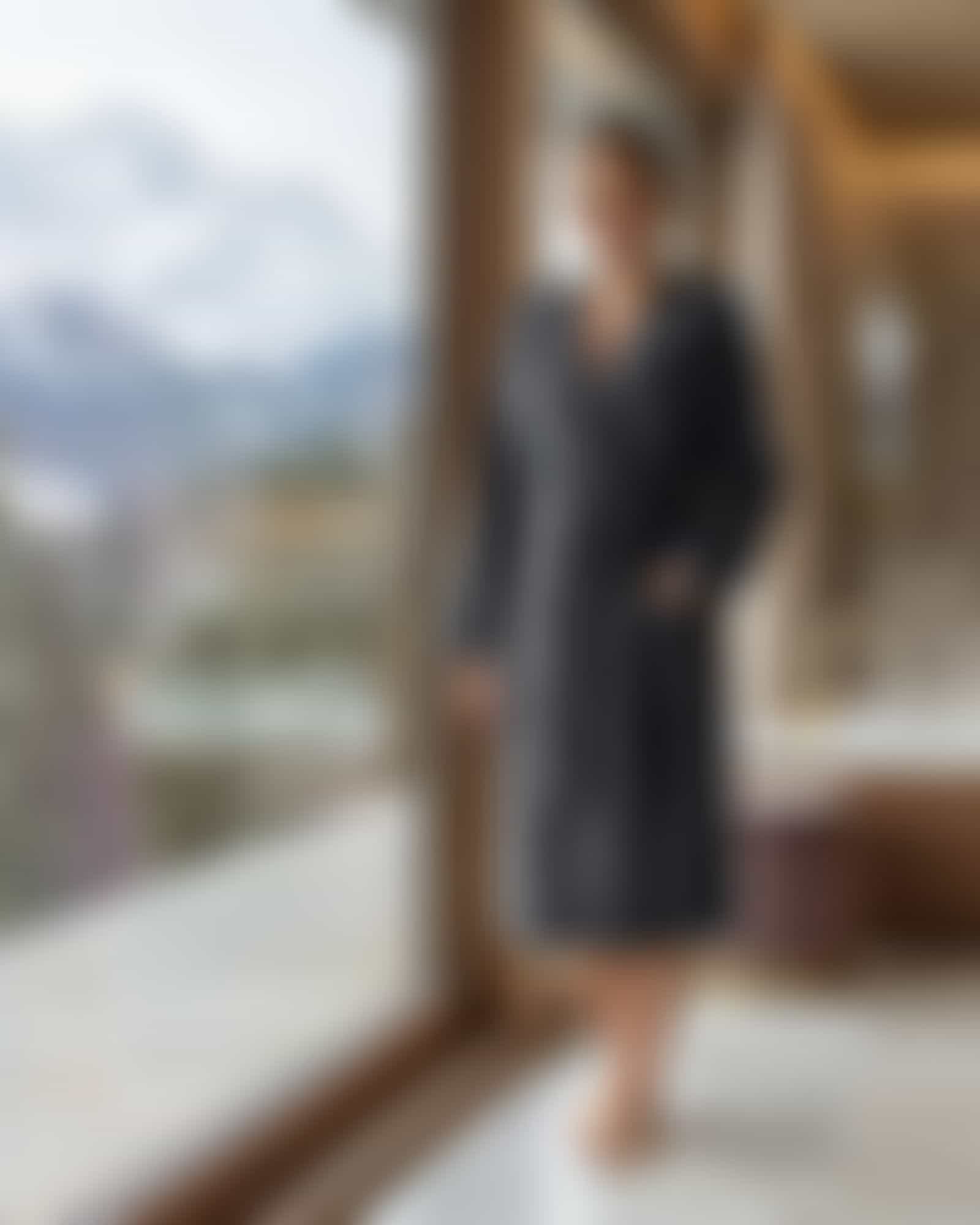 Vossen Bademäntel Unisex Kapuze Balance Samu - Farbe: graphit - 7660