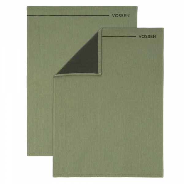 Vossen Geschirrtücher Double Delight 2er Set - Farbe: matcha green - 0002 - 50x70 cm