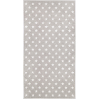 Cawö Handtücher NEW STARS Sterne klein 6261 - Farbe: platin/weiß - 76 - Duschtuch 70x140 cm