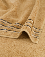 Vossen Handtücher Cult de Luxe - Farbe: camel - 6300 - Waschhandschuh 16x22 cm