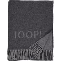 JOOP! Wohndecke Fine-Doubleface - Größe: 130x180 cm - Farbe: Anthrazit-Graphit