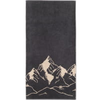 Cawö Handtücher Alpenchic Edition Berge 6269 - Farbe: granit - 73
