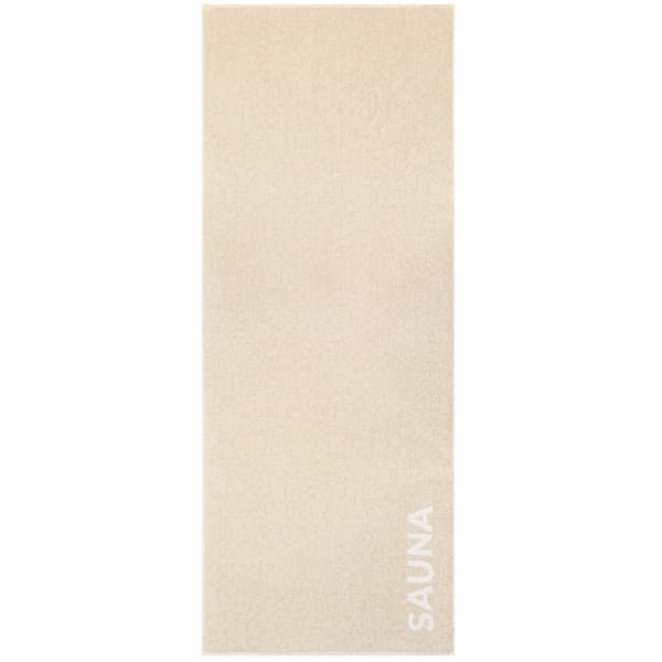 Cawö Saunatücher SAUNA Cotton &amp; Hemp 5507 - Farbe: natur - 33 - 80x200 cm