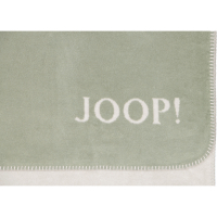 JOOP! Wohndecke Uni-Doubleface - Größe: 150x200 cm - Farbe: Jade-Silber