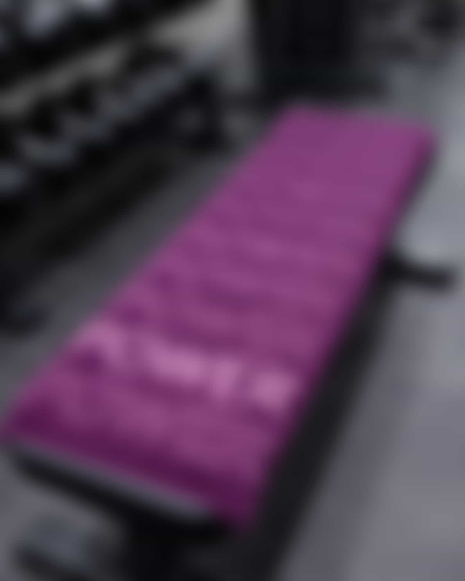 Cawö Fitness-Handtücher POWER 6293 - Farbe: purple - 88 - 50x130 cm Detailbild 1