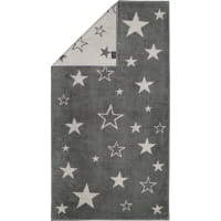 Cawö Christmas Edition Sterne 928 - Farbe: schiefer - 77 - Duschtuch 80x150 cm