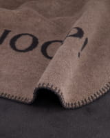 JOOP! Wohndecke Uni-Doubleface - Größe: 150x200 cm - Farbe: Taupe-Anthrazit