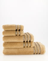 Vossen Handtücher Cult de Luxe - Farbe: camel - 6300 - Waschhandschuh 16x22 cm