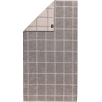 Cawö - Luxury Home Two-Tone Grafik 604 - Farbe: graphit - 70 - Duschtuch 80x150 cm