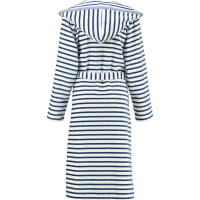 Cawö - Damen Bademantel Kapuze Breton 6596 - Farbe: navy - 16 - L