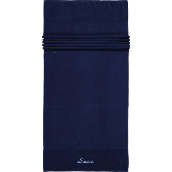 frottana Saunatücher Pearl - Farbe: deep sea - 596 - 80x200 cm