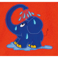 Smithy Die Sendung mit dem blauen Elefanten - Kapuzentuch - Farbe: weiß (1503044)