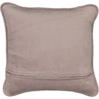 JOOP! Kissenhülle Uni-Doubleface - Größe: 50x50 cm - Farbe: Anthrazit-Taupe