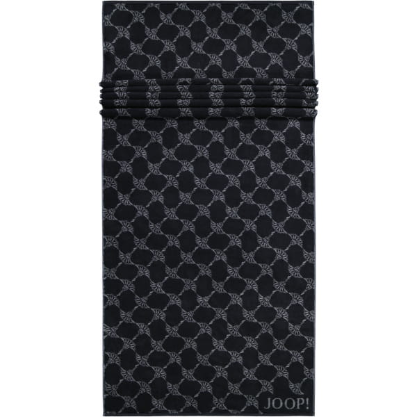 JOOP! Cornflower 1611 - Farbe: Schwarz - 90 - Saunatuch 80x200 cm